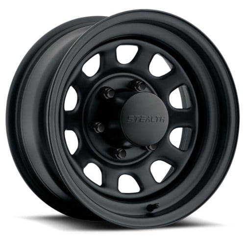 U.S. Wheel Daytona Stealth 804 15x7 5x120.65 6 ET 82.6 CB Matte Black (804-5734PL)