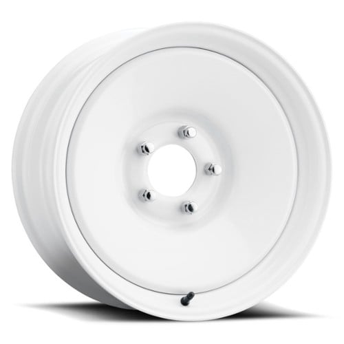 U.S. Wheel Rat Rod 66 15x5 5x114.3 -19 ET 82.6 CB Gloss White (66-5512)