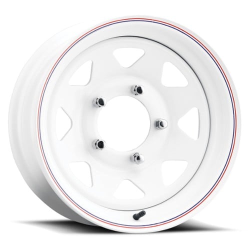 U.S. Wheel 8 Spoke 70 14x6 5x114.3 0 ET 82.6 CB Gloss White (70-4612)