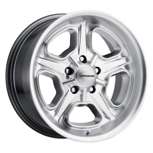 Vision 147 Daytona 15x7 5x120.65 -7 ET 83 CB Hyper Silver (147-5761HS-7)