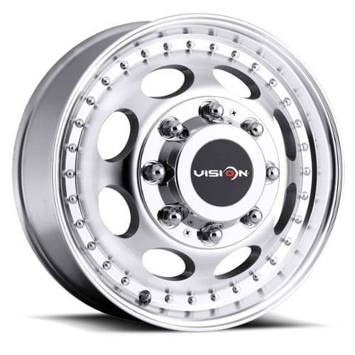 Vision 181Z Van Dually Front 17x6.5 8x165.1 121 ET 125.2 CB Machined (181Z7681MF)