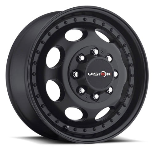 Vision 181Z Van Dually Front 17x6.5 8x210 121 ET 154.2 CB Matte Black (181Z7679MBF)