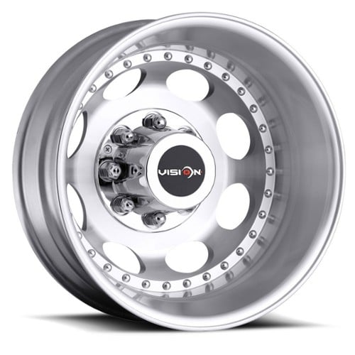 Vision 181Z Van Dually Rear 19.5x6.75 8x200 -143 ET 142.1 CB Machined (181Z9680MR)