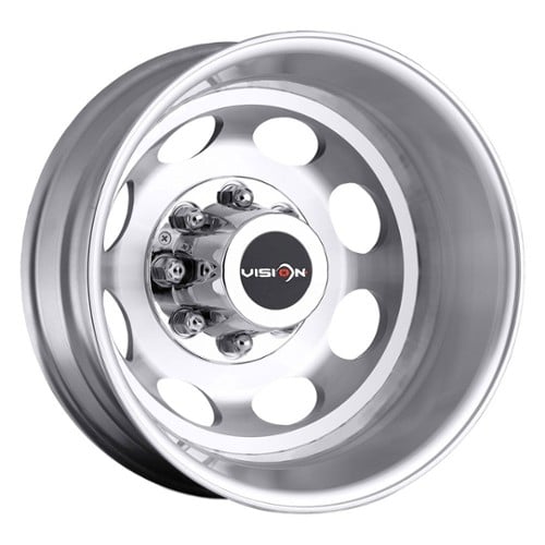 Vision 181NR Hauler Duallie Rear 19.5x6.75 8x170 -143 ET 125.2 CB Machined (181H9670MRNR)