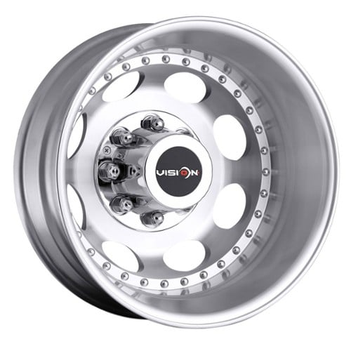 Vision 181 Hauler Duallie Rear 17x6.5 8x170 -143 ET 130.8 CB Machined (181H7670MR)