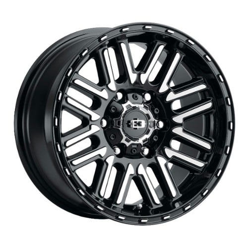 Vision 348 Nexus 16x8 8x170 0 ET 125.2 CB Gloss Black Machined Face (348-6870GBMF0)