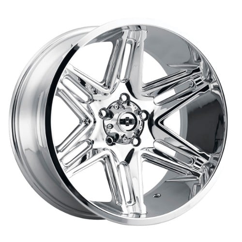 Vision 363 Razor 24x12 6x135 -51 ET 87.1 CB Chrome (363-24236C-51)