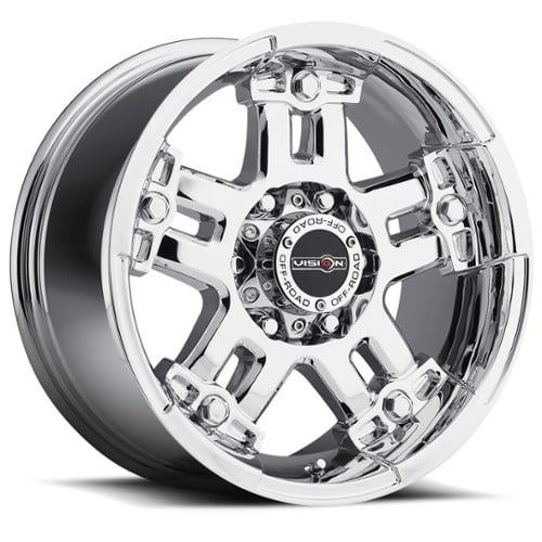 Vision 394 Warlord 22x9.5 8x180 25 ET 125.2 CB Chrome (394-22987C25)