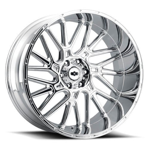 Vision 404 Brawl 24x12 5x127 -51 ET 78.1 CB Chrome (404-24273C-51)