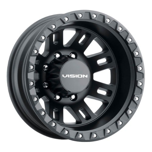 Vision 408 Manx 2 Rear 16x6 8x170 -137 ET 125.2 CB Satin Black (408-6670SBR)