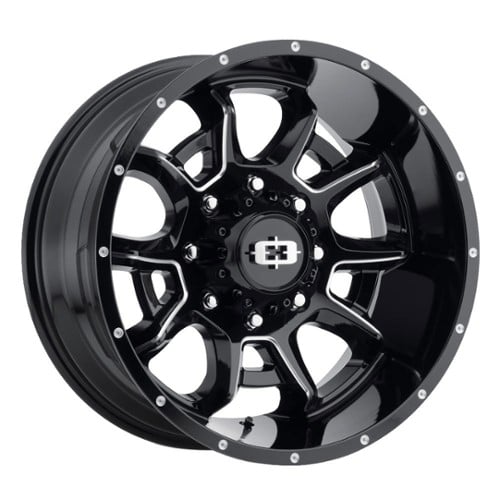 Vision 415 Bomb 20x9 6x139.7 0 ET 78.1 CB Gloss Black Milled Spoke (415-2984GBMS0)