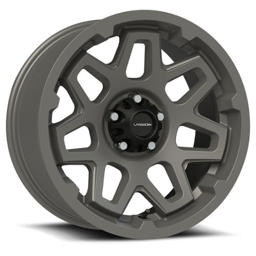 Vision 416 Se7en Trailer 17x7 5x114.3 0 ET 83 CB Satin Gray (416VT7765SB0)