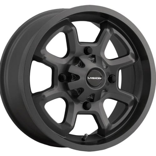 Vision 415 Bomb ATV 12x7 4x110 3 ET 86 CB Matte Black (415-127110MB4)