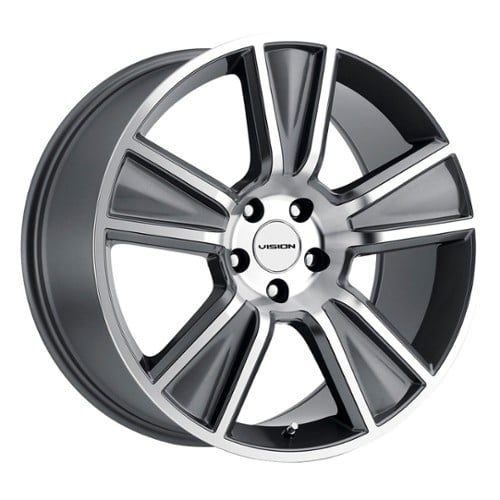 Vision V223 Stunner 20x10 5x115 23 ET 71.5 CB Anthracite Machined Face (V223-20090AMF23)