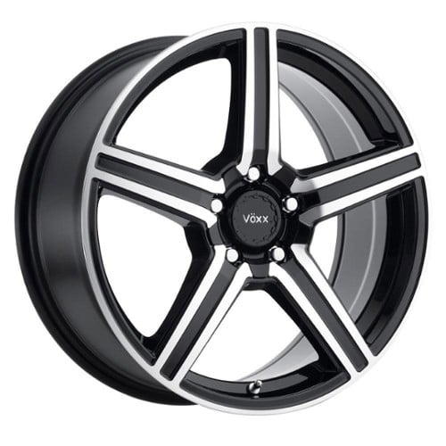 Voxx Como 16x7 5x100/5x114.3 40 ET 73.1 CB Gloss Black Mach Face (COM670500140GBM)