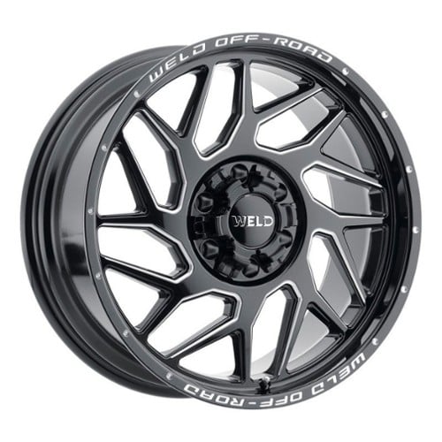 Weld Off-Road Fulcrum W117 20x10 5x127/5x139.7 -18 ET 87.1 CB Gloss Black Milled (W11700057475)