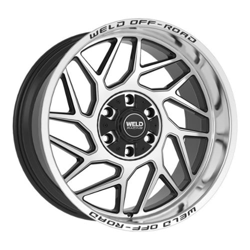 Weld Off-Road Fulcrum W118 20x10 6x135/6x139.7 -18 ET 106.1 CB Gloss Black Machined (W11800098475)