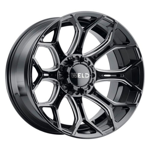 Weld Off-Road Gradient W111 22x12 5x139.7/5x150 -44 ET 110.2 CB Gloss Black Milled (W11122070475)