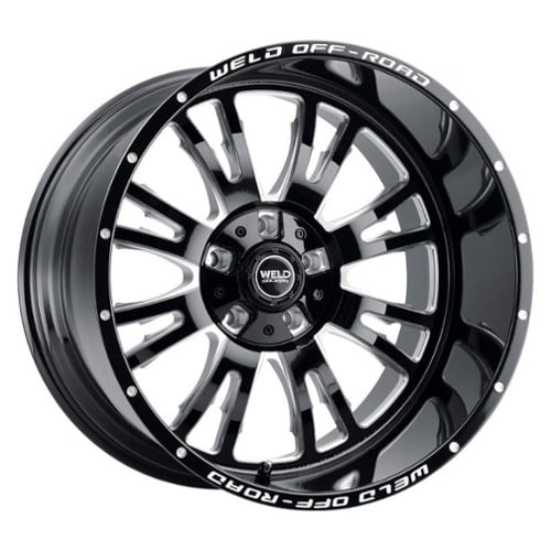 Weld Off-Road Slingblade W158 20x9 5x114.3/5x127 0 ET 78.1 CB Gloss Black Milled (W15809026500)