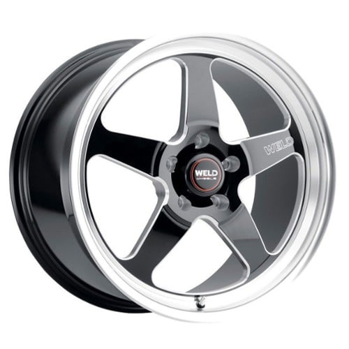 Weld Ventura Drag S155 15x10 5x120.65 50 ET 78.1 CB Gloss Black Milled (S155B0063P50)