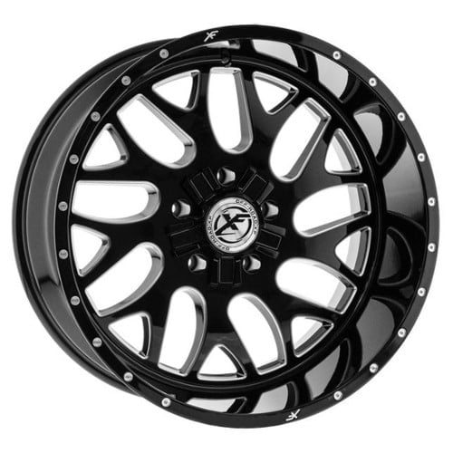 XF Off-Road XFX-301 20x9 6x135/6x139.7 0 ET 108 CB Gloss Black Milled (XFX301209061351397+0BMW)