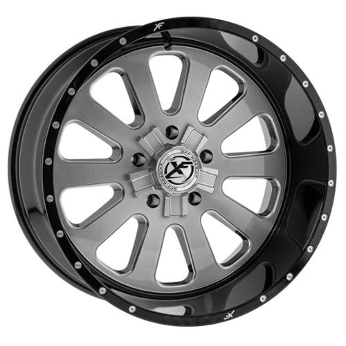 XF Off-Road XFX-302 22x12 5x139.7/5x150 -44 ET 110.3 CB Gloss Black Brushed (XFX30222125139715044GBBRMW)