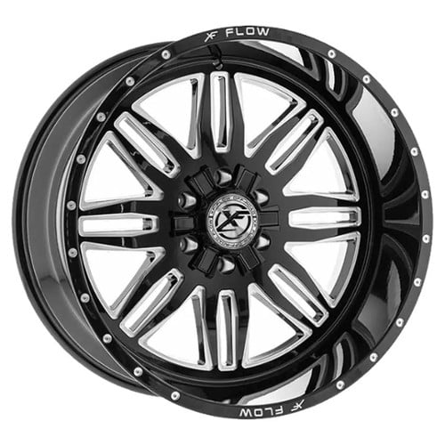 XF Off-Road XFX-303 22x12 5x114.3/5x127 -44 ET 78.1 CB Gloss Black Milled (XFX30322125114312744BMW)