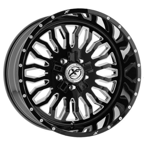 XF Off-Road XFX-305 20x12 5x114.3/5x127 -44 ET 78.1 CB Gloss Black Milled (XFX30520125114312744BMW)