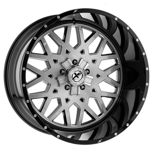 XF Off-Road XFX-307 22x12 5x139.7/5x150 -44 ET 110.3 CB Gloss Black Brushed (XFX30722125139715044GBBRMW)