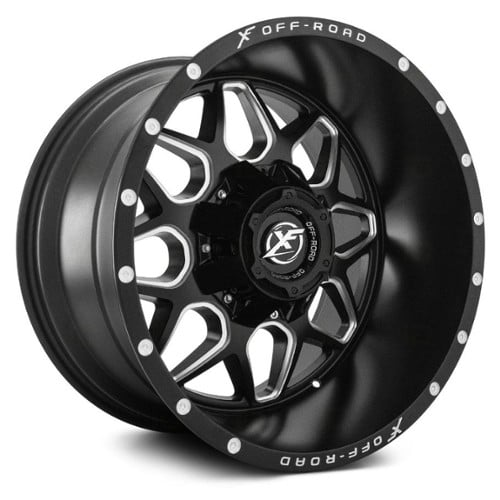 XF Off-Road XF-202 20x10 5x114.3/5x127 -12 ET 78.1 CB Matte Black Milled (XF20220105114312712MBM)