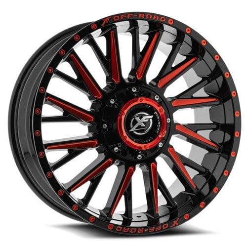 XF Off-Road XF-226 20x9 6x135/6x139.7 0 ET 108 CB Gloss Black Red Milled (XF226209061351397+0GBMLR)