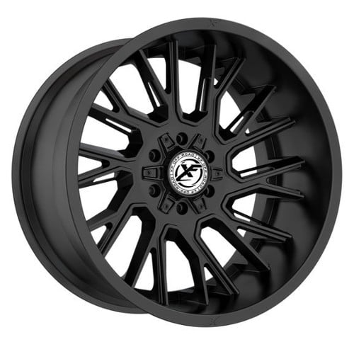 XF Off-Road XF-230 22x12 Blank 6 Lug -44 ET 125.2 CB Satin Black (XF23022128XBLANK44SB)