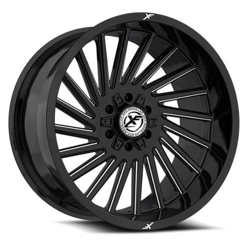 XF Off-Road XF-239 20x9 8x165.1/8x180 12 ET 125.2 CB Gloss Black Milled (XF239209081651180+12GBML)