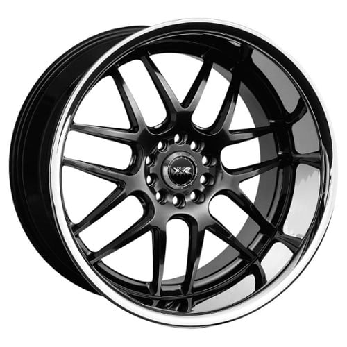 XXR 526 18x9 5x114.3/5x120 25 ET 73.1 CB Chromium Black / Stainless Steel Chrome Lip (52689432N)