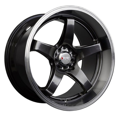 XXR 555 17x8 5x100/5x114.3 35 ET 73.1 CB Chromium Black / Machined Lip (555781051)