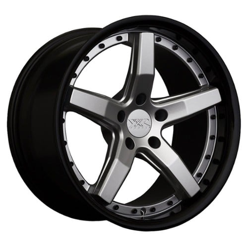 XXR 569 18x10 5x114.3 20 ET 73.1 CB Silver / Gloss Black Lip (569806636)