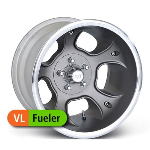 E-T Wheels fueler 15x10 -25 ET 73 CB Gray (fuel15100545c1)