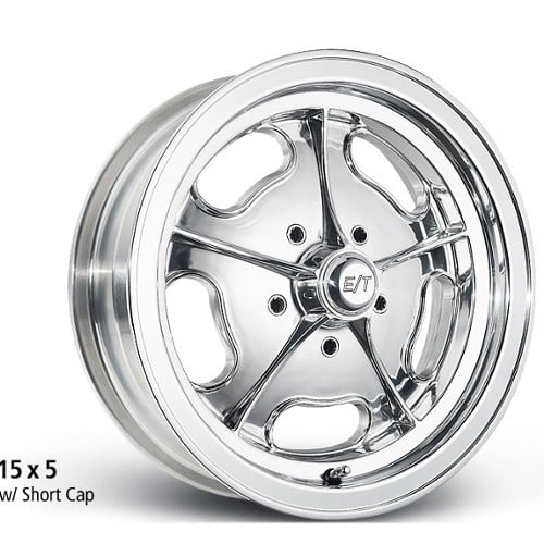 E-T Wheels DragmasterDirect 15x5 3 ET 73 CB Polished (drag1505DP1)