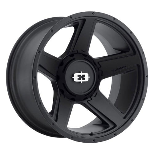 Vision 390 Empire 18x8 6x130 50 ET 84 CB Satin Black (390-8863SB50)